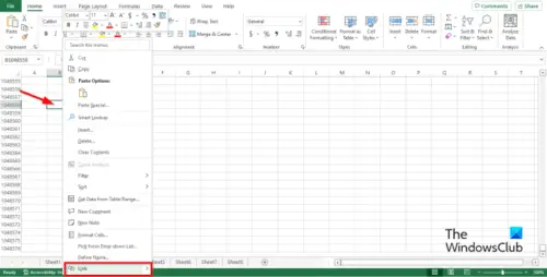 How to switch between Worksheets in Excel