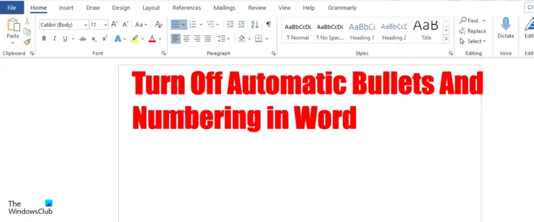 How Do I Turn Off Auto Numbering In Word For Mac