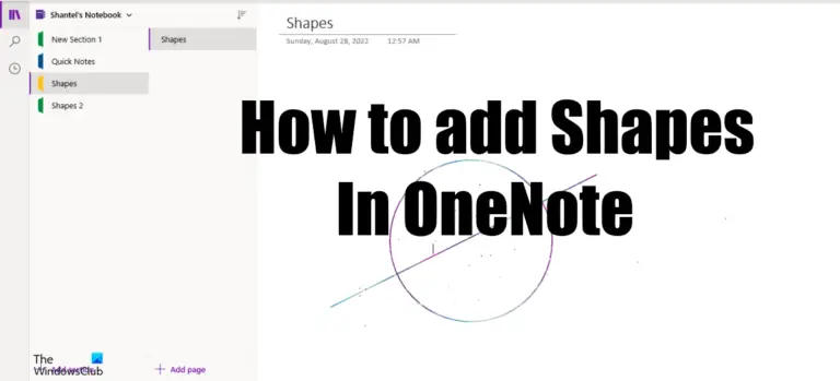  How To Insert Shapes In OneNote 