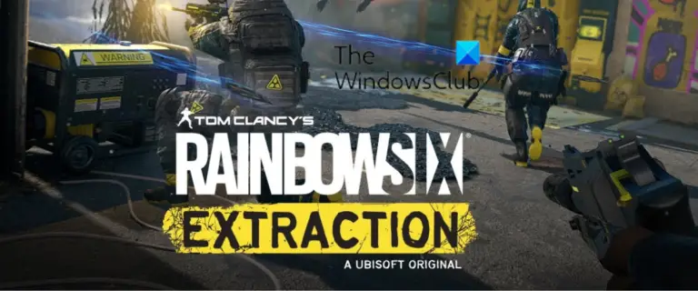 Rainbow Six Extraction not Launching or Working on PC