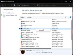 Не устанавливается faceit на windows 10