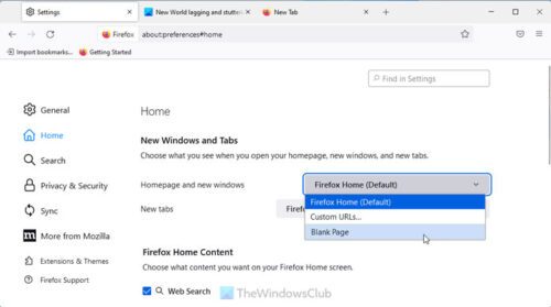 How to customize Firefox browser on Windows 11/10