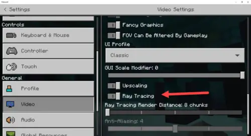 Как включить трассировку лучей в майнкрафт на ps4