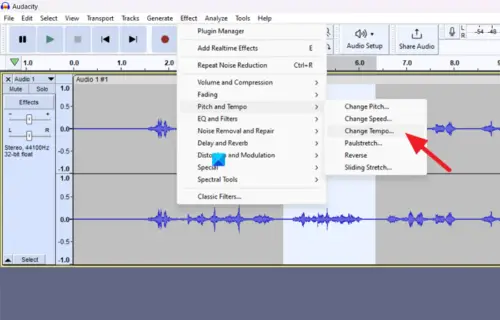 How to use Audacity to edit Audio on Windows PC