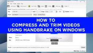 handbrake windows 10 distorted video