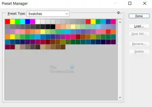 How to create and use Color Swatches in Photoshop