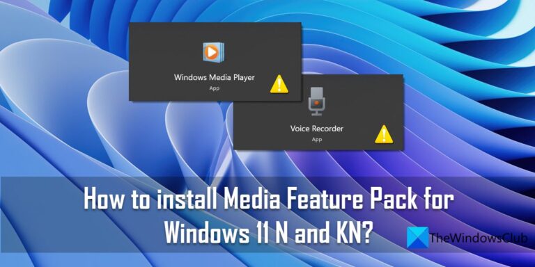 media feature pack for n versions of windows