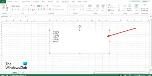 how-to-add-bullets-to-text-box-in-excel