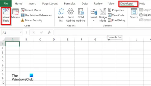 Change Cell Background Color In Excel With VBA Editor