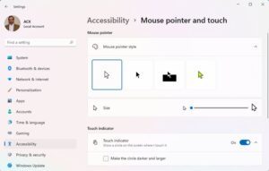 how to customize cursor windows 11