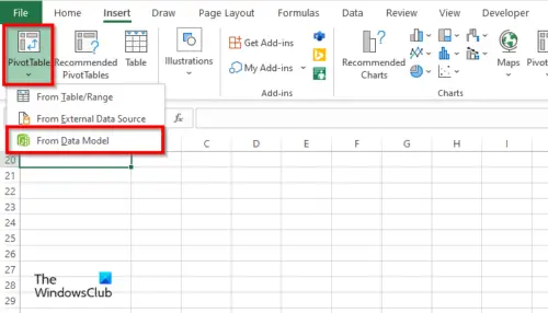 How to create relationships between Tables in Excel