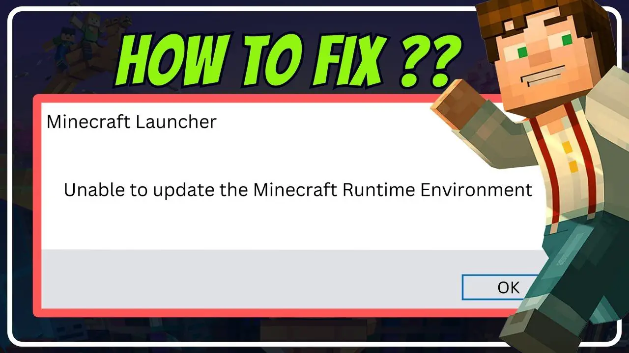 technical issues - Minecraft gives 'Unable to update the Minecraft