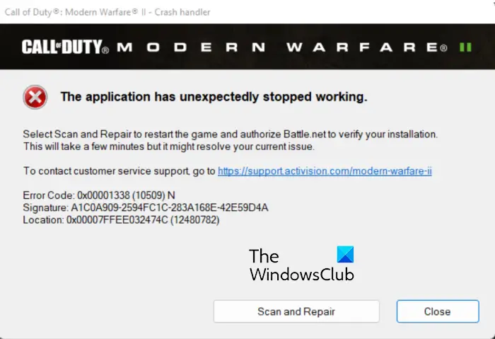 Fix Call of Duty Modern Warfare II Disconnected from Steam Error