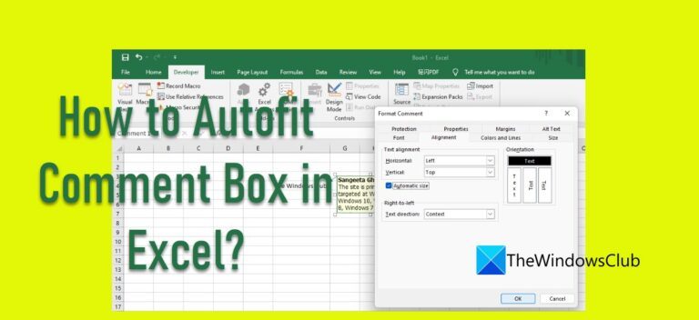 how-to-autofit-comment-box-in-excel