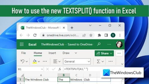 New Text Split Function In Excel