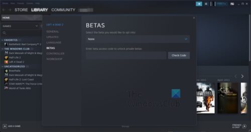 How to downgrade Steam games to previous versions