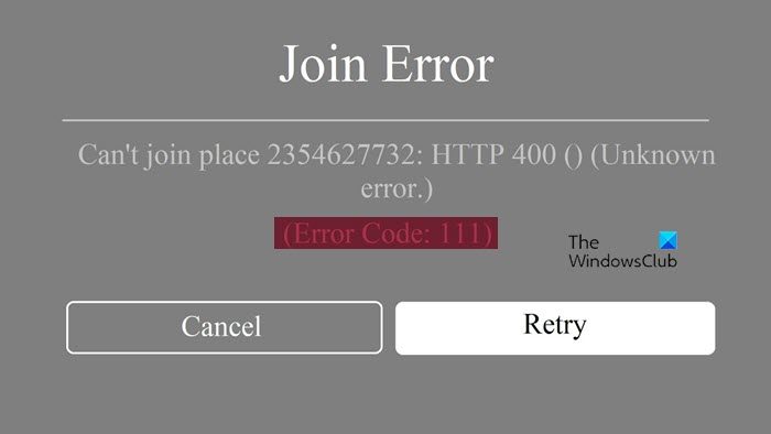 Fix Roblox HTTP Error Code 111 On Windows PC TrendRadars