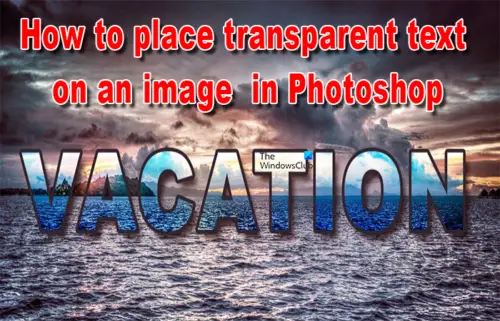 How To Put Transparent Text On An Image In Word