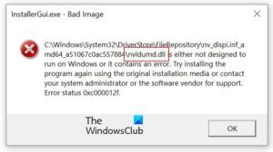 How To Fix Nvldumd Dll Bad Image Error In Windows Bad Image How To