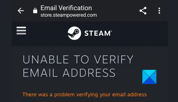 Steam Support :: E-Mail Verification