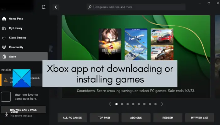 Fix Roblox Not Installing Or Downloading From Xbox App On Windows 11/10 