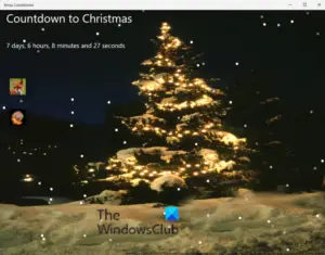 Best free Christmas Countdown apps and widgets for Windows PC