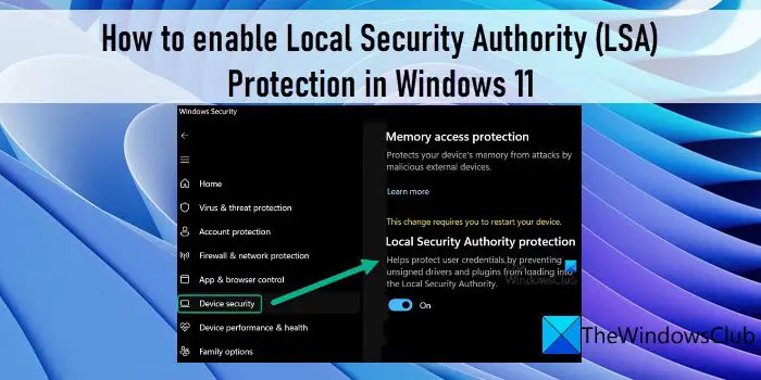 So Aktivieren Sie Den Local Security Authority (Lsa)-Schutz In Windows 11