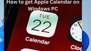 How to get Apple Calendar on Windows PC