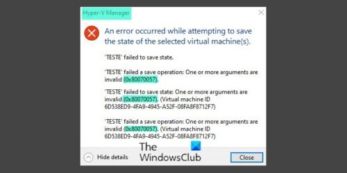 Fix 0x80070057 Hyper-V Error On Windows Computer