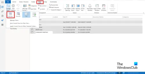 How to merge two Outlook Calendars