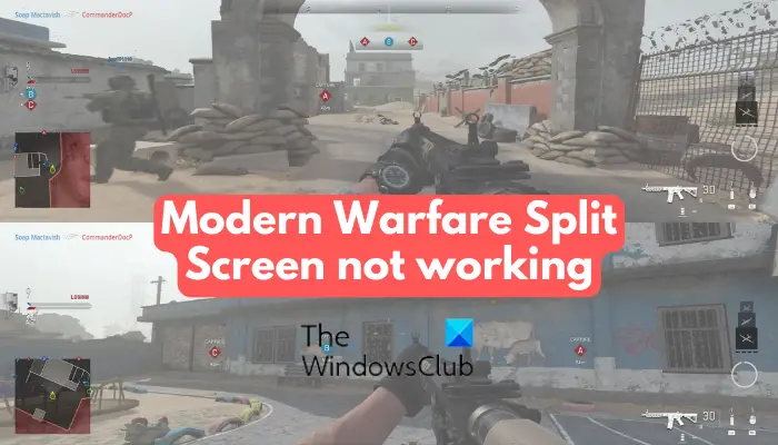 Der Geteilte Bildschirm Von Modern Warfare Funktioniert Nicht
