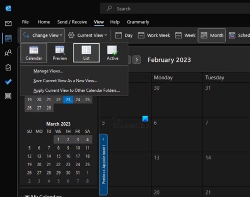 Can t delete Calendar Events in Outlook