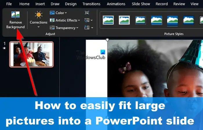 How To Fit A Large Picture Into A PowerPoint Slide TrendRadars