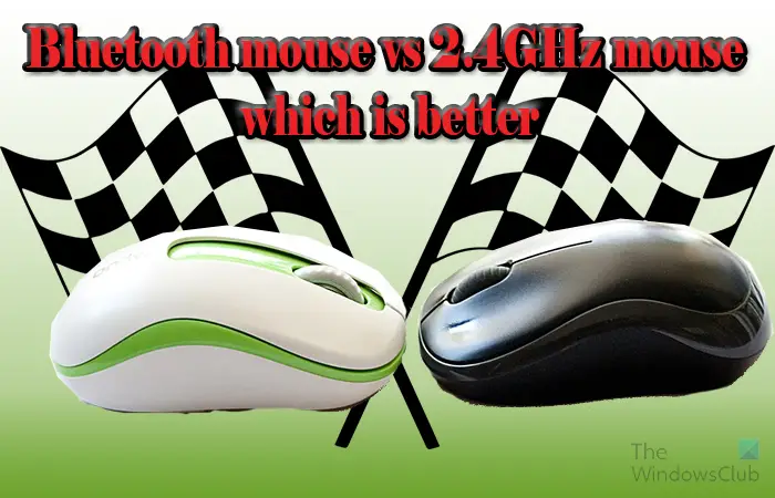 Bluetooth mouse vs 2.4GHz mouse; Which is better?