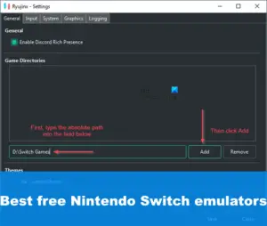 Emulation Nintendo Switch (Console) - Liste des Emulateurs
