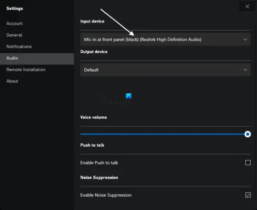Microphone is not working in Xbox app on Windows 11/10