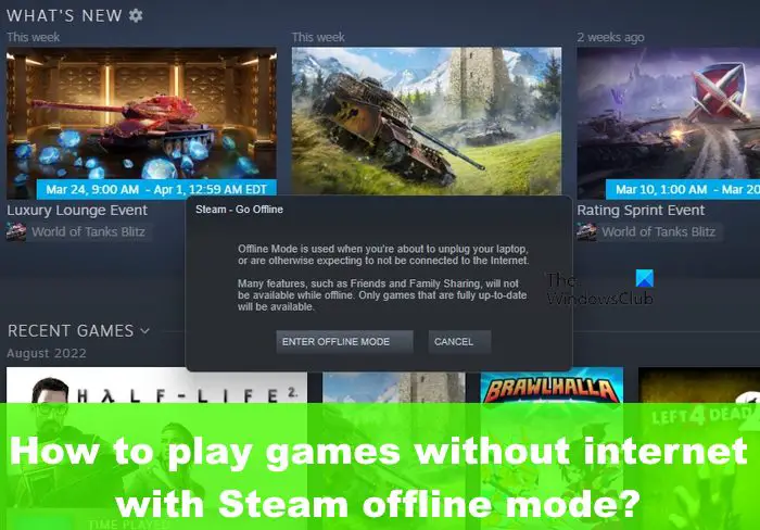 You Can Play Many Steam Games Offline — Here's How