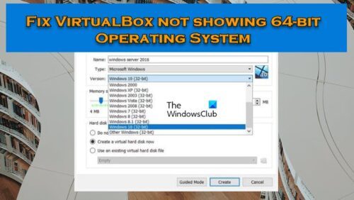 virtualbox windows 7 64 bit