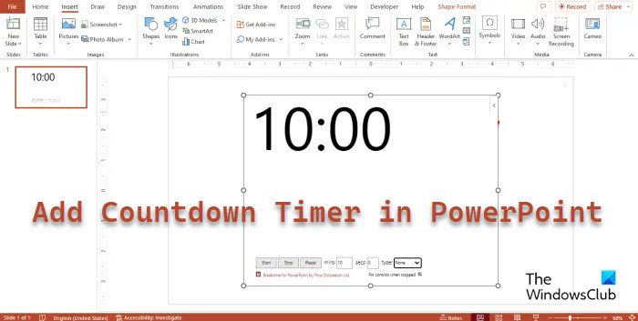 synchronized countdown timer powerpoint mac