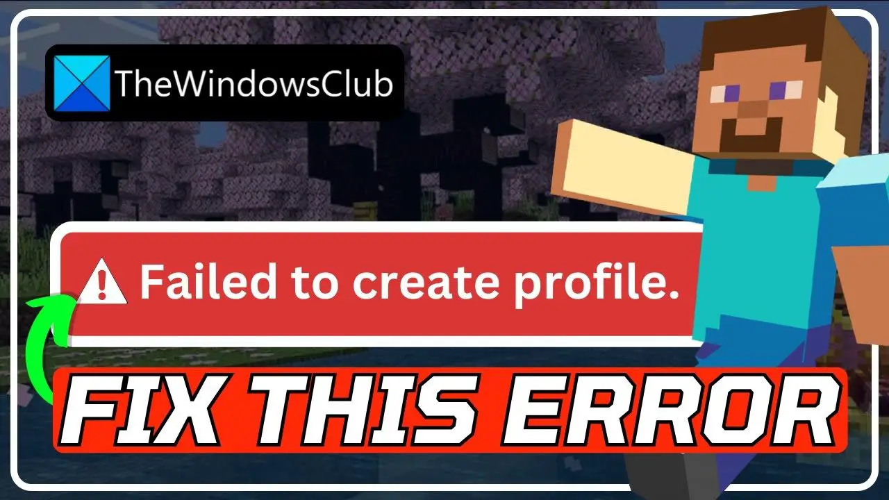 How to fix the failed to create profile error in Minecraft 1.19