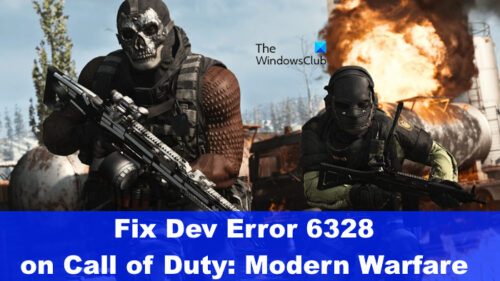 Fix Dev Error 6328 On Call Of Duty Modern Warfare