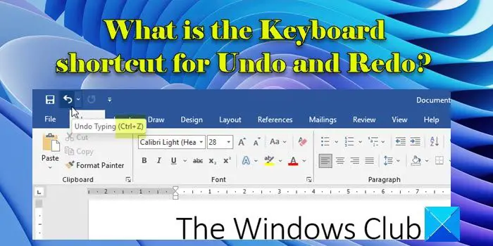Undo/Redo Shortcut in Excel, Word, etc. on Windows/Mac - MiniTool