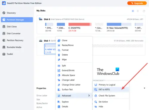 How To Convert Fat To Ntfs Without Losing Data In Windows