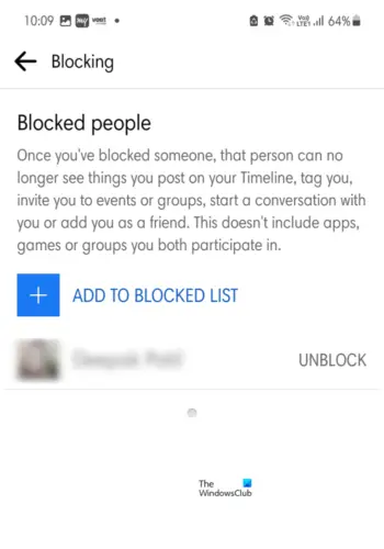 how to check who you have blocked on email