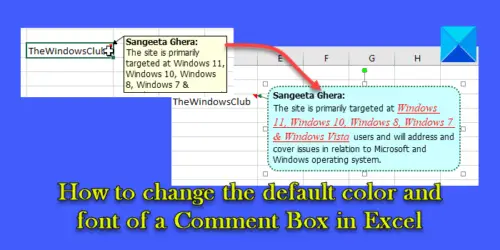 change-default-color-shape-font-of-comment-box-in-excel