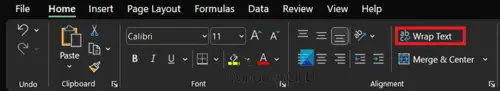 How to make Excel cells expand to fit Text automatically