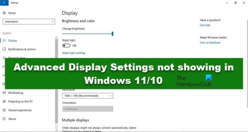 How to restore default Display Color settings in Windows 11/10