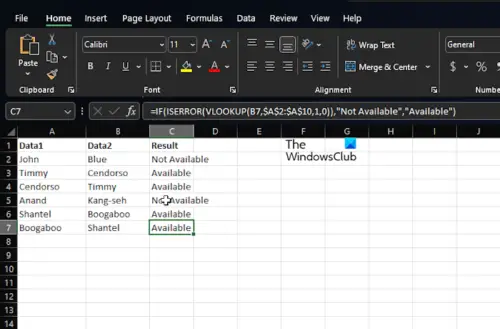 how-to-compare-two-columns-in-excel-using-vlookup