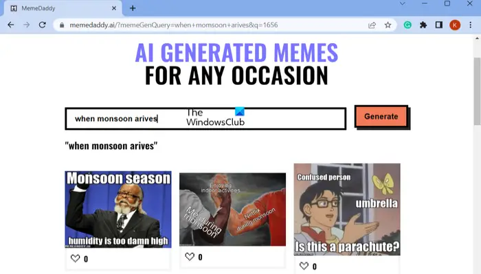 This AI-driven meme generator delivers the avant-garde content you