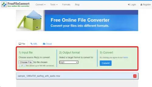 Free MOV to MP3 converter tools for PC